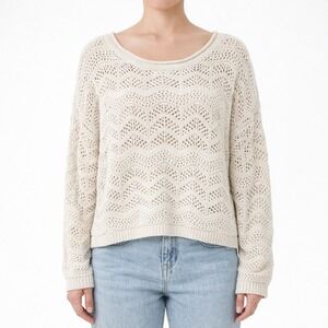 Maurices Cream Cable Knit Long Sleeve Sweater Women's XXL